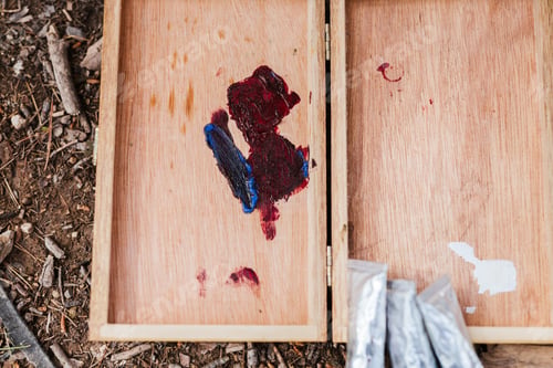 Preview: Picture of paint on palette
