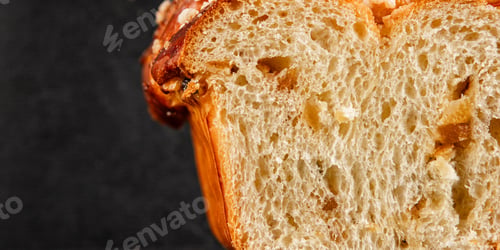Preview: Brioche sweet baked dessert fluffy baked goods fresh delicious gourmet food background