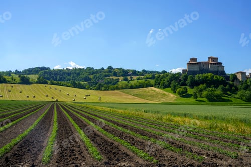 Preview: Medieval castle of Torrechiara, Parma province, Italy