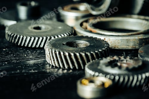 Preview: Gears from an old industrial machine