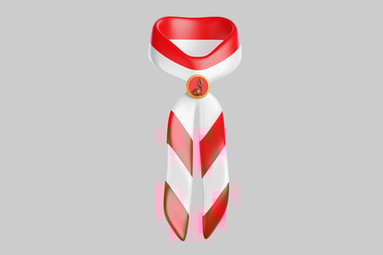Preview: Scout neckerchief with woggle