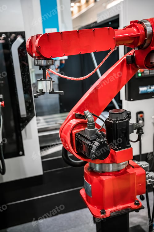 Preview: Robotic Arm modern industrial technology.