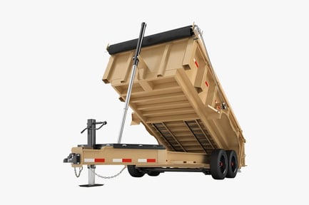 Preview: Open Dump Trailer with Hydraulic Lift