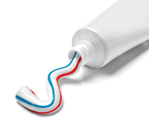 Preview: toothpaste white tube hygiene health care