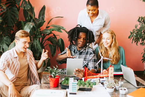 Preview: diversity and international group of young people students