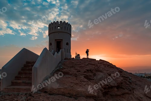 Preview: Watch tower of Ayjah Castle, Sur, Oman