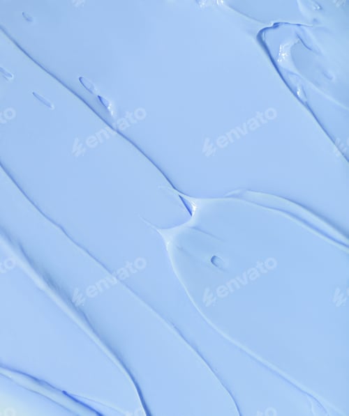 Preview: Swatch texture of blue cream or clay, kaolin, cosmetics for face and body background