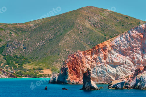 Preview: Rock formations in Aegean sea