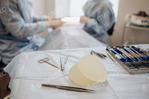 Preview: Surgical Implants and Instruments on Sterile Table