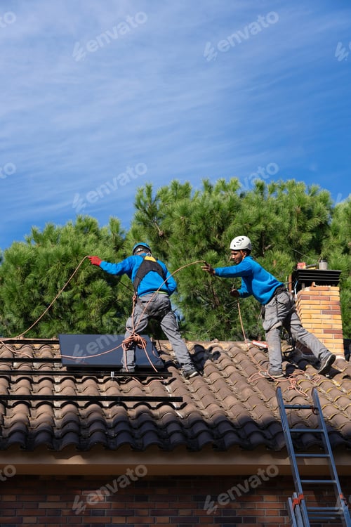 Preview: Solar panel installation process
