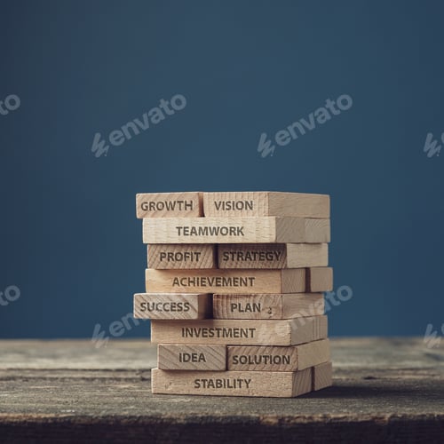 Preview: Conceptual image of business and personal development