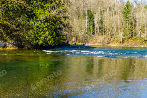 Preview: A View Of The Green River Near Auburn, Washington.