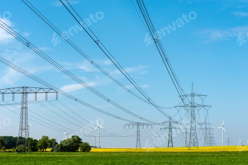 Preview: Power lines and wind turbines