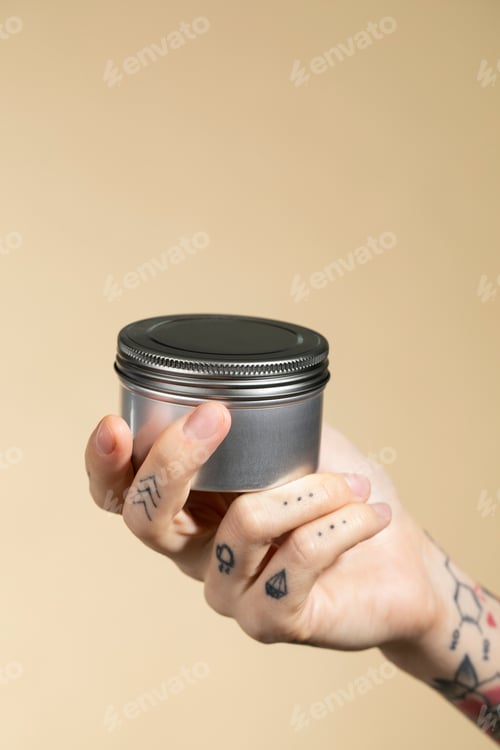 Preview: Blank aluminium jar