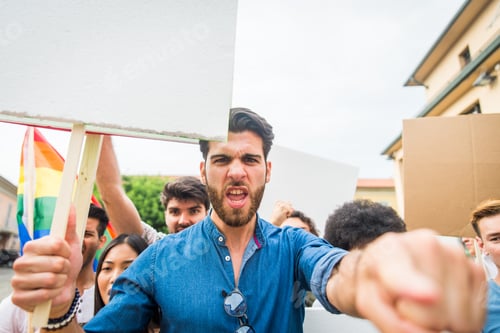 Preview: Activists demonstrating against social issues