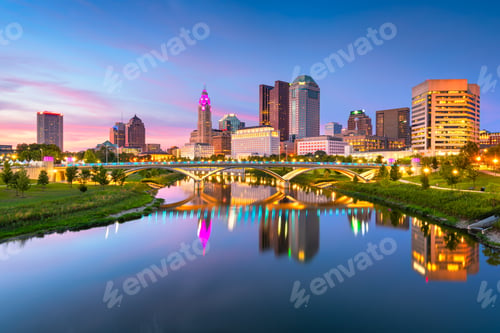 Preview: Columbus, Ohio, USA Skyline