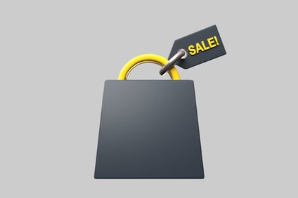 Preview: Shopping bag with sale tag