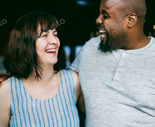 Preview: Happy couple laughing together