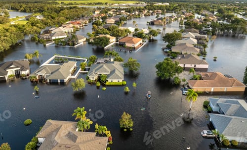Preview: Hurricane Debby tropical rainstorm flooded residential homes
