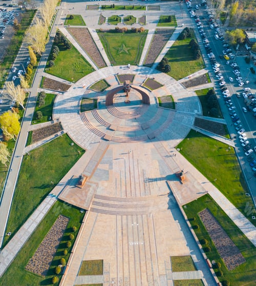 Preview: Victory Square in Bishkek city