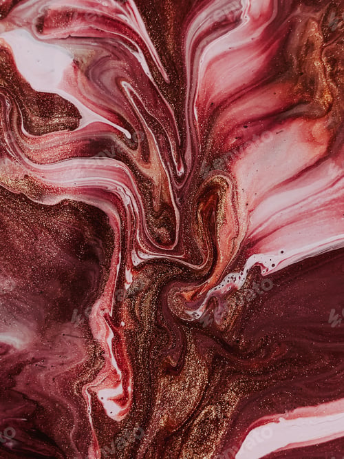 Preview: Vertical shot of beautiful oily painting with mixed colors - perfect for background or wallpaper