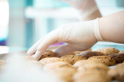 Preview: Closeup shot of delicious macaroons