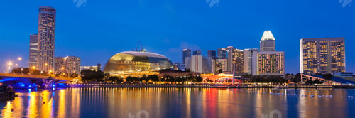 Preview: Singapore cityscape night
