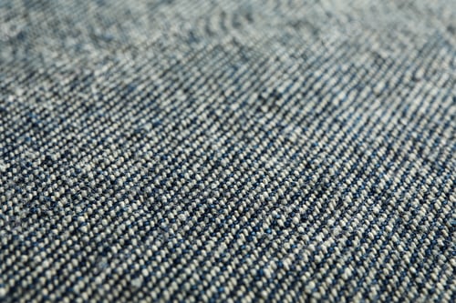 Preview: Texture of black jeans as background, space for text