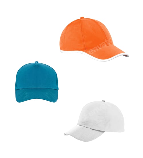 Preview: three baseball caps