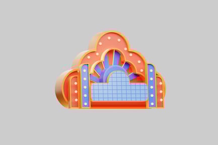 Preview: Retro funfair entrance sign