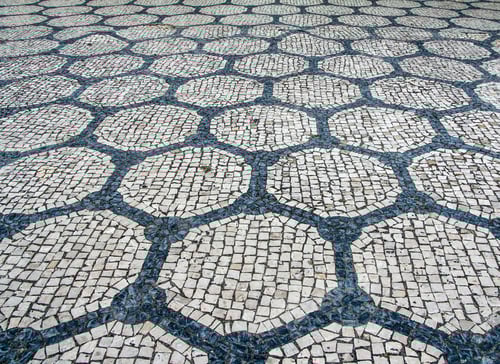 Preview: Stone blocks pavement texture for background