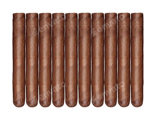 Preview: long cigars set isolated