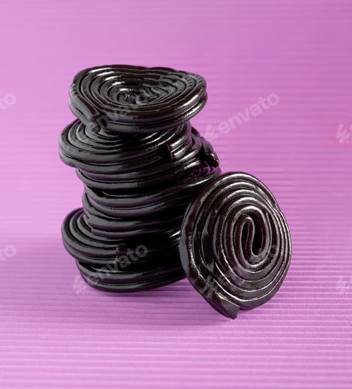 Preview: gummy licorice wheel
