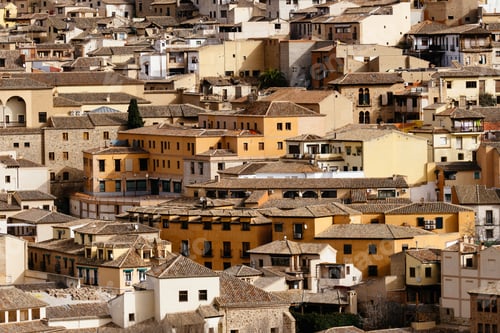 Preview: Telephoto lens view of the Old Town of Toledo