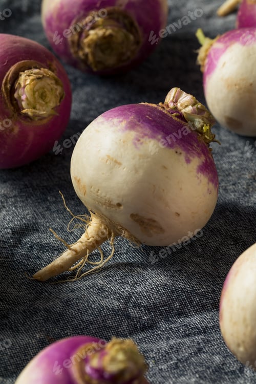 Preview: Raw Organic Purple Turnips
