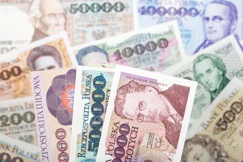 Preview: Background Texture of Polish Currency Money