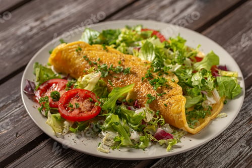 Preview: Homemade vegetarian omelette