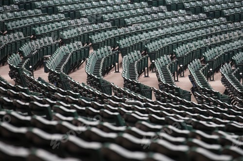 Preview: Empty seats at an sporting event arena