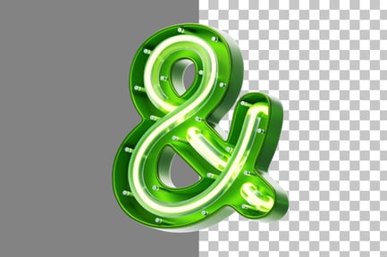 Preview: Neon And Sign 3D Icon