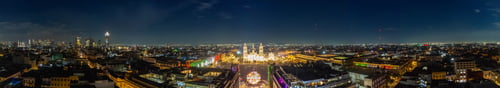 Preview: Decorative lighting in the Zocalo of CDMX for the Mexican national holidays for Independence Day