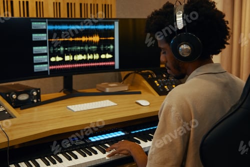 Preview: Musician Creating Music in a Sound Studio