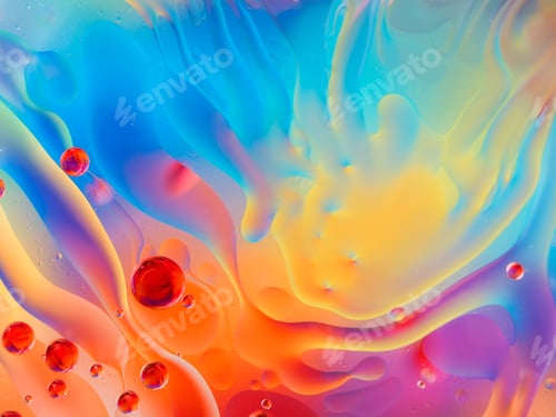 Visualização: lindo cenário colorido