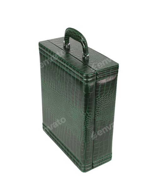 Preview: old green briefcase