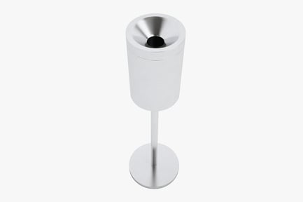 Preview: Modern Standing Ashtray, Cylinder Design