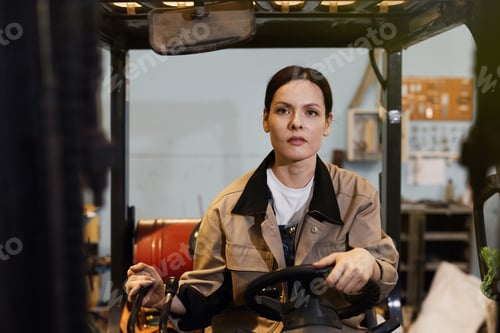 Preview: Female industrial driver