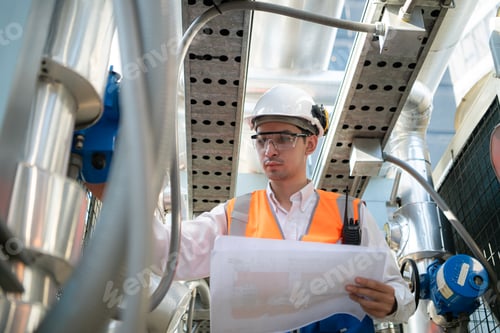 Preview: Engineers inspect the completed air conditioning and water systems to continue verifying