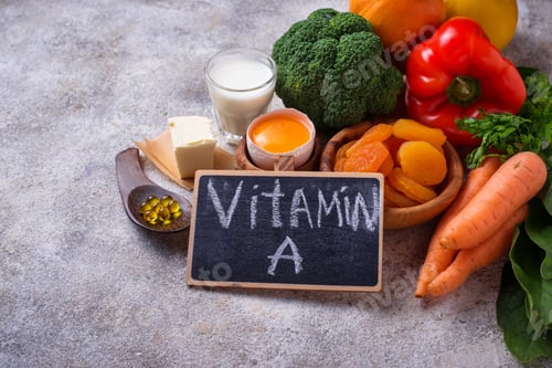 Preview: Healthy products rich in vitamin A