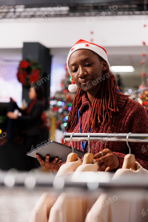 Preview: Sales manager checks inventory list