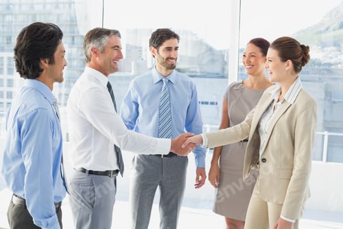 Preview: Employee'S Having A Business Meeting In A Conference Room