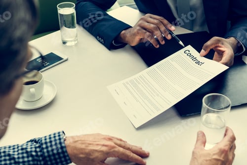 Preview: Business Discussion Talking Deal Concept